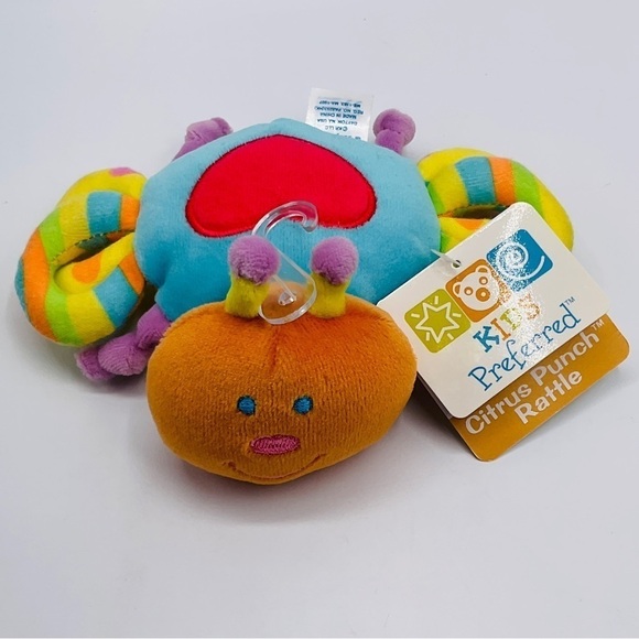 Kids Preferred Other - KIDS Preferred 5” Butterfly Bug Insect Rattle Stuffed Plush Cloth Baby Toy Heart